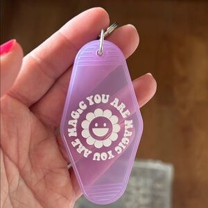 You Are Magic Lavender Acrylic Keychain Charm